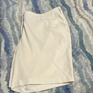 LAST CHANCE!! Lane Bryant Lena Modernist White Bermuda Shorts